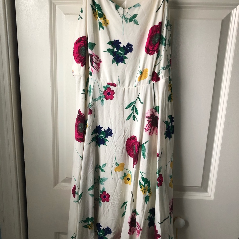 Floral spaghetti strap dress